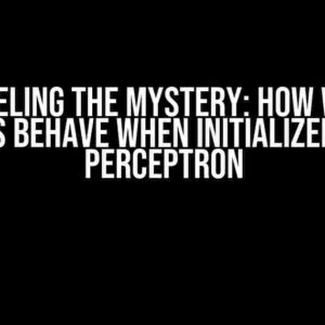 Unraveling the Mystery: How Weight Vectors Behave When Initialized to 0 in Perceptron